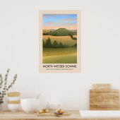 Reiseplakat North Wessex Downs AONB Poster (Küche)