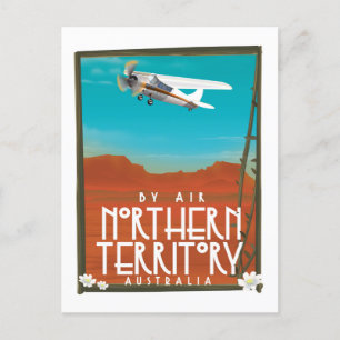 Reiseplakat Northern Territory Australien Postkarte