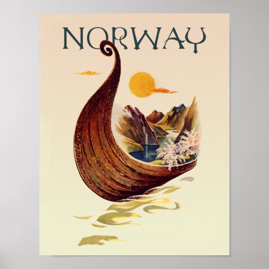 Reiseplakat Norwegen Poster (Vorne)