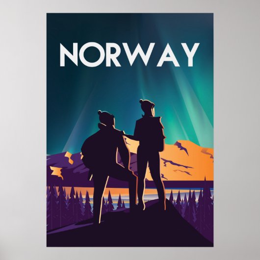 Reiseplakat Norwegen Poster (Vorne)
