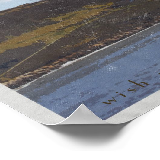 Reiseplakat Ostküste Whitby Yorkshire Poster (Ecke)