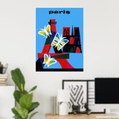 Reiseplakat Paris, Frankreich Poster (Heimbüro)