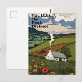 Reiseplakat Peak District Postkarte (Vorne/Hinten)