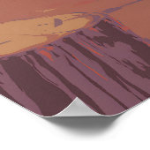 Reiseplakat Petrified Forest National Park Poster (Ecke)