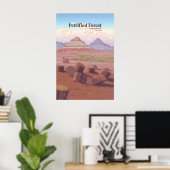 Reiseplakat Petrified Forest National Park Poster (Heimbüro)