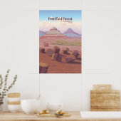 Reiseplakat Petrified Forest National Park Poster (Küche)