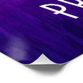 Reiseplakat Provence Lavendelfelder Poster (Ecke)