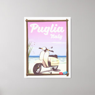 Reiseplakat Puglia Italien Leinwanddruck