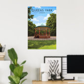 Reiseplakat Queens Park London Poster (Heimbüro)