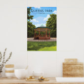 Reiseplakat Queens Park London Poster (Küche)