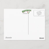 Reiseplakat Reiseziel Australien Postkarte (Rückseite)