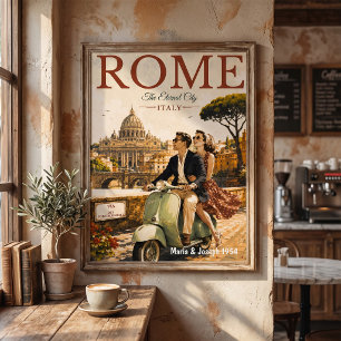 Reiseplakat Rom Italien Tourismus Poster