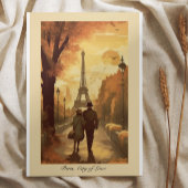 Reiseplakat, Romantik in Paris individuell anpassb Poster