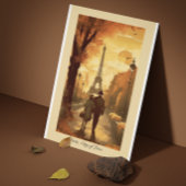 Reiseplakat, Romantik in Paris individuell anpassb Poster