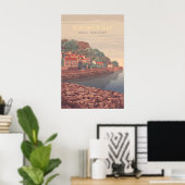 Reiseplakat Runswick Bay Yorkshire Küste Poster (Heimbüro)