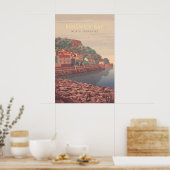 Reiseplakat Runswick Bay Yorkshire Küste Poster (Küche)