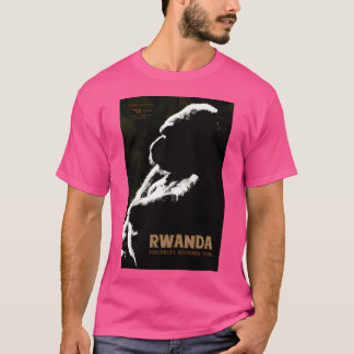 Reiseplakat Rwanda im Vintage-Stil T-Shirt