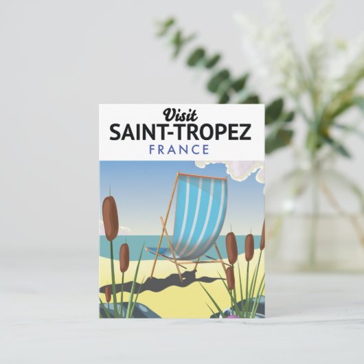 Reiseplakat Saint-Tropez Frankreich (Stehend Vorderseite)
