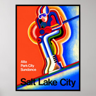 Reiseplakat Salt Lake City. Poster