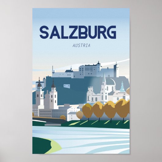 Reiseplakat Salzburg Poster (Vorne)