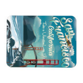 Reiseplakat San Francisco Magnet (Horizontal)