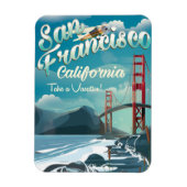 Reiseplakat San Francisco Magnet (Vertikal)
