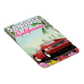 Reiseplakat San Jose, Kalifornien Magnet (Rechte Seite)