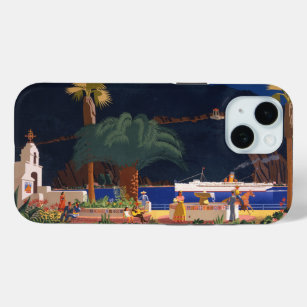Reiseplakat - Santa Catalina Island, Kalifornien Case-Mate iPhone Hülle