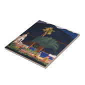 Reiseplakat - Santa Catalina Island, Kalifornien Fliese (Seite)