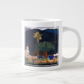 Reiseplakat - Santa Catalina Island, Kalifornien Jumbo-Tasse (Rechts)