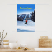 Reiseplakat Skigebiet Camelback Mountain Poster (Küche)