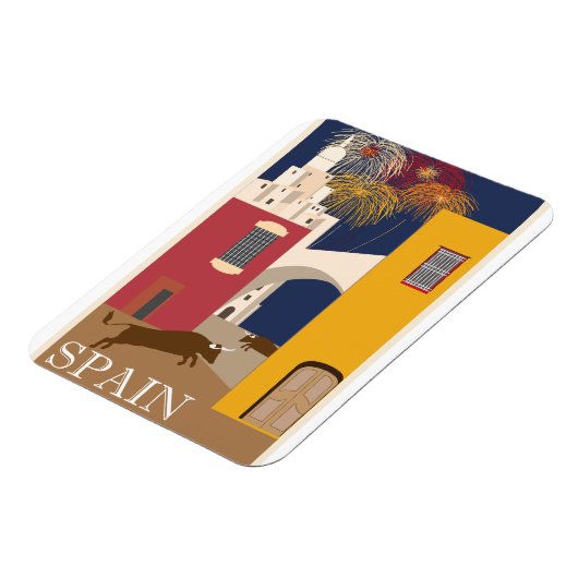Reiseplakat Spanien Magnet (Linke Seite)