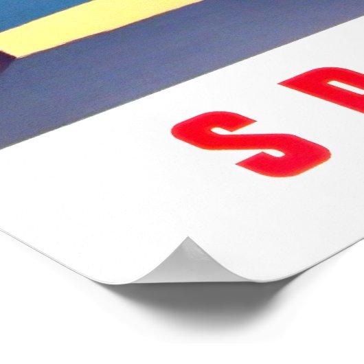 Reiseplakat Spanien Poster (Ecke)