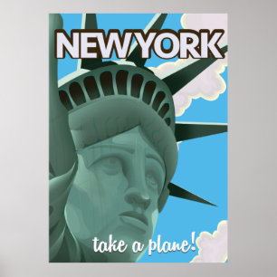 Reiseplakat Statue of Liberty New York Poster