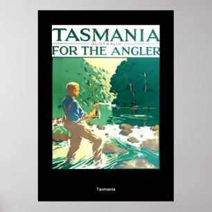 Reiseplakat Tasmania Australien im Vintage-Stil Poster
