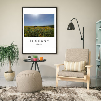 Reiseplakat, Toskana Italien, individuell anpassba Poster