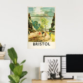 Reiseplakat UK Bristol, England. Britisch Poster (Heimbüro)