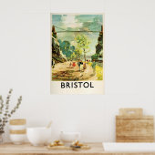Reiseplakat UK Bristol, England. Britisch Poster (Küche)