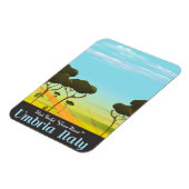 Reiseplakat Umbrien Magnet (Linke Seite)