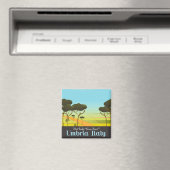 Reiseplakat Umbrien Magnet (In Situ (Geschirrspüler))