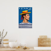 Reiseplakat Venedig, Italien Poster (Küche)