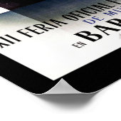 Reiseplakat Vintag Barcelona Spanien Poster (Ecke)