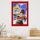 Reiseplakat Vintag Kanada Mont Tremblant Skifahren Poster (Küche)