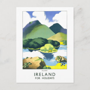 Reiseplakat Vintage Irland Postkarte