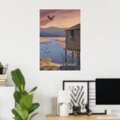 Reiseplakat Vogelbeobachtung Poster (Heimbüro)