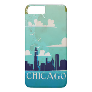 Reiseplakat von Chicago Case-Mate iPhone Hülle