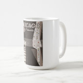 Reiseplakat von Chicago City Kaffeetasse (VorderseiteRechts)