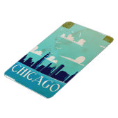 Reiseplakat von Chicago Magnet (Linke Seite)