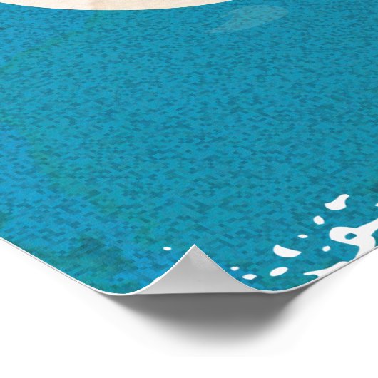 Reiseplakat von Chicago Poster (Ecke)