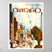 Reiseplakat von Chicago Poster (Vorne)